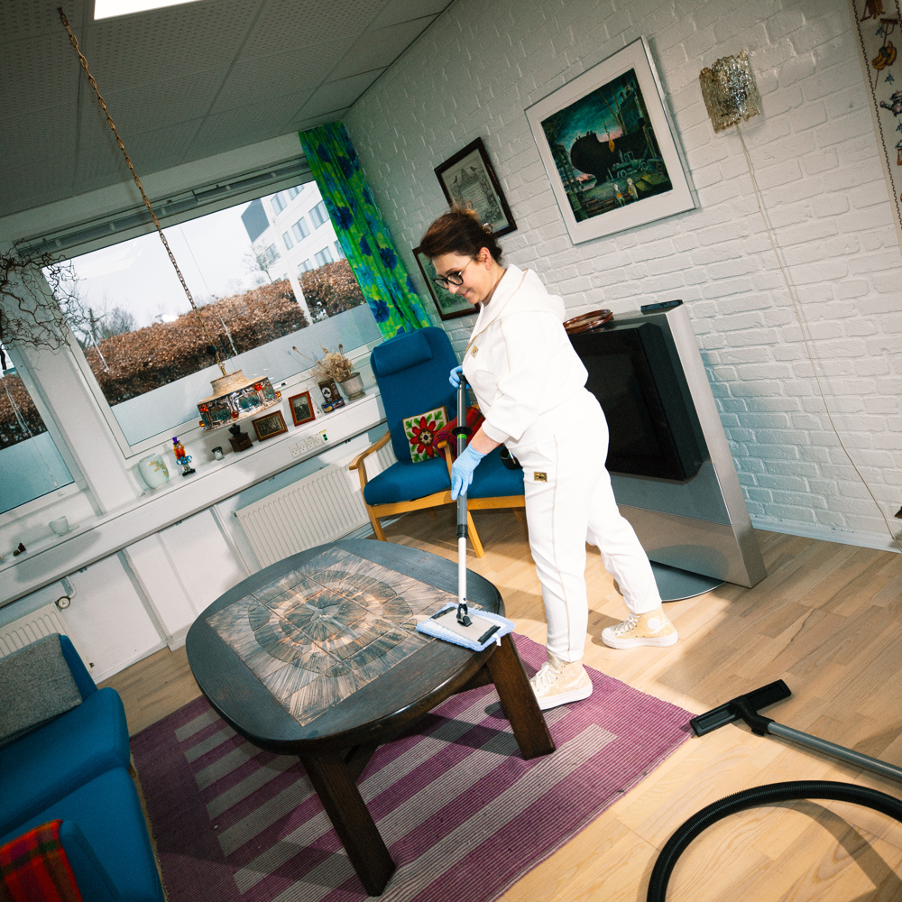 Rengøringstekniker arbejde