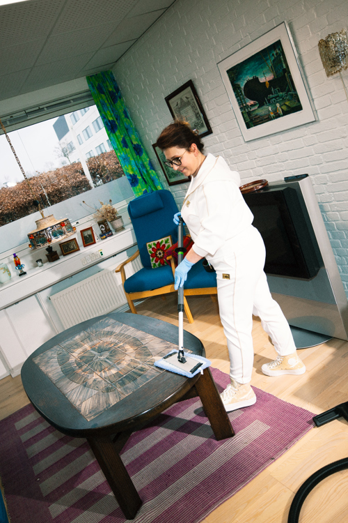 Rengøringstekniker arbejde