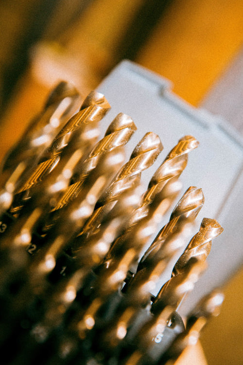 Bor til låsesmedarbejde, bor, låsesmedværktøj, låsesmedsuddannelsen, værksted, erhvervsskole.